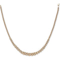 9ct Yellow Gold Graduated Panther Collerette