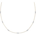 9ct Yellow & White Gold Eternity Chain