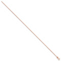 9ct Rose Gold 1.0mm Classic Curb Chain