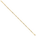 9ct Yellow Gold 2.3mm Hollow Singapore Chain