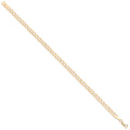 9ct Yellow Gold 4.8mm Hollow Curb