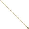 9ct Yellow Gold 1.6mm Economy Curb Chain