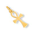 9ct Yellow Gold Anch Cross