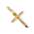 9ct Yellow Gold Crucifix