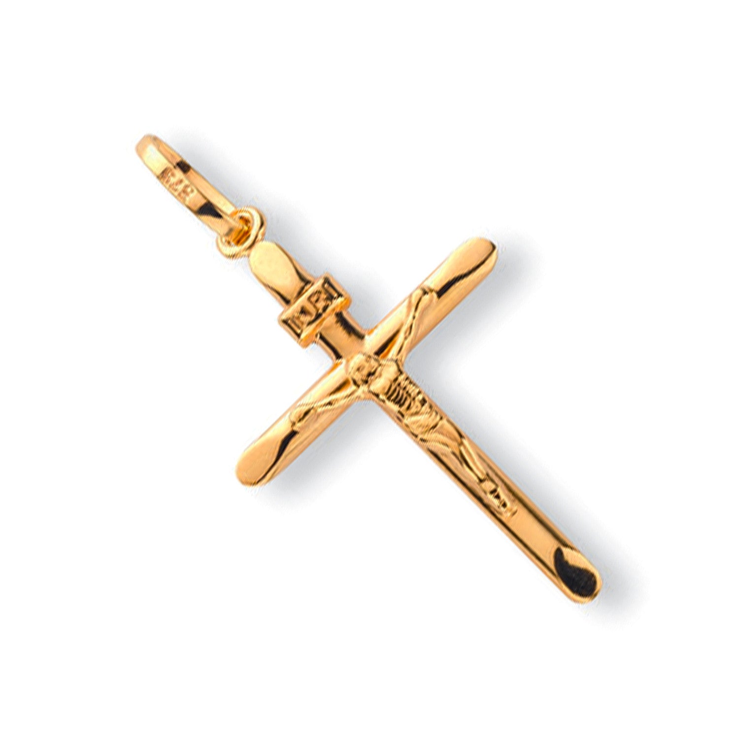 9ct Yellow Gold Crucifix
