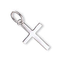 9ct White Gold Cross