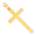 9ct Yellow Gold Solid Plain Cross