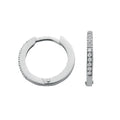 9ct White Gold 0.11ct Diamond Earrings