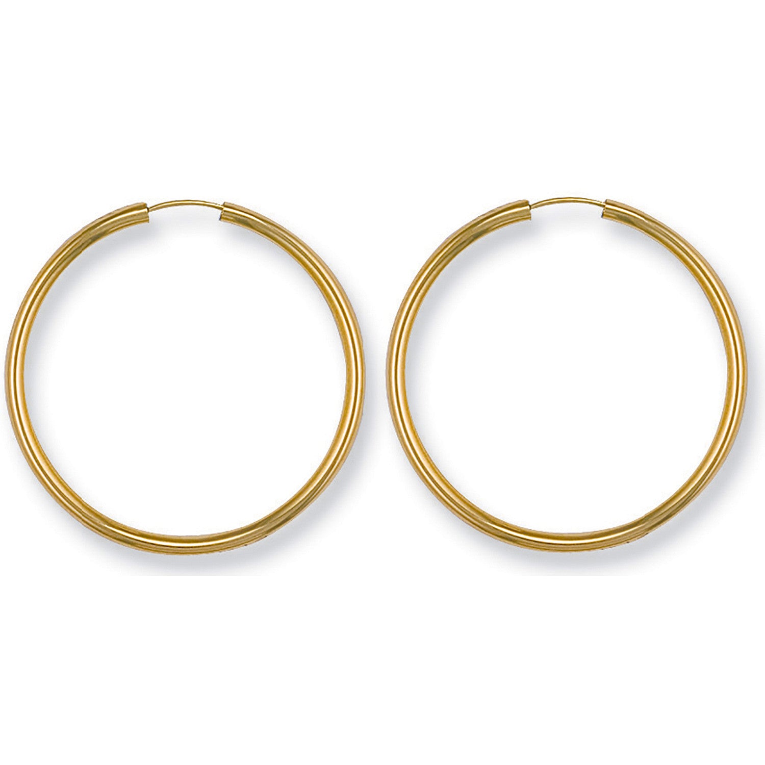 9ct Yellow Gold 34mm Sleepers