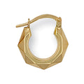 9ct Yellow Gold 13mm Fancy Creoles