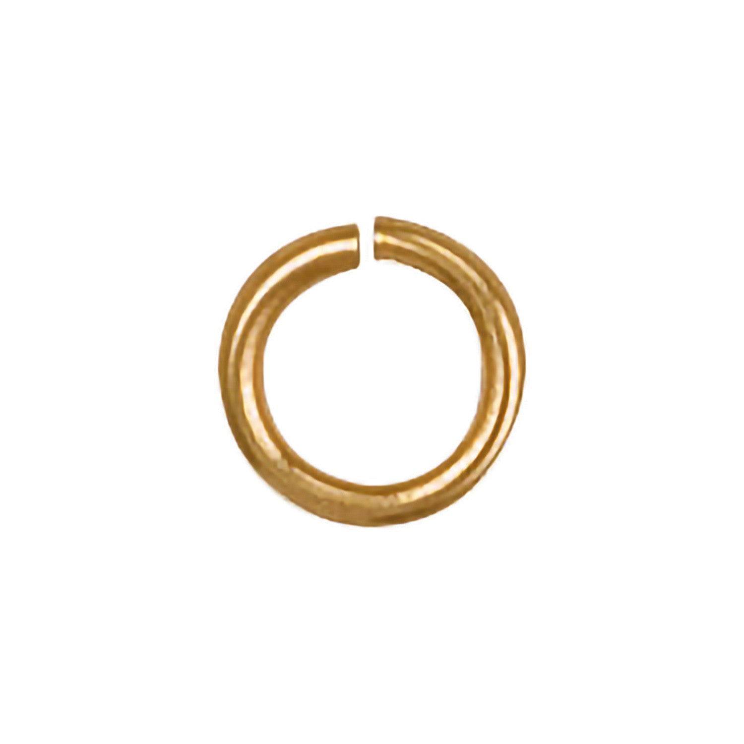 9ct Yellow Gold 6mm Jump Ring (Pack of 6)