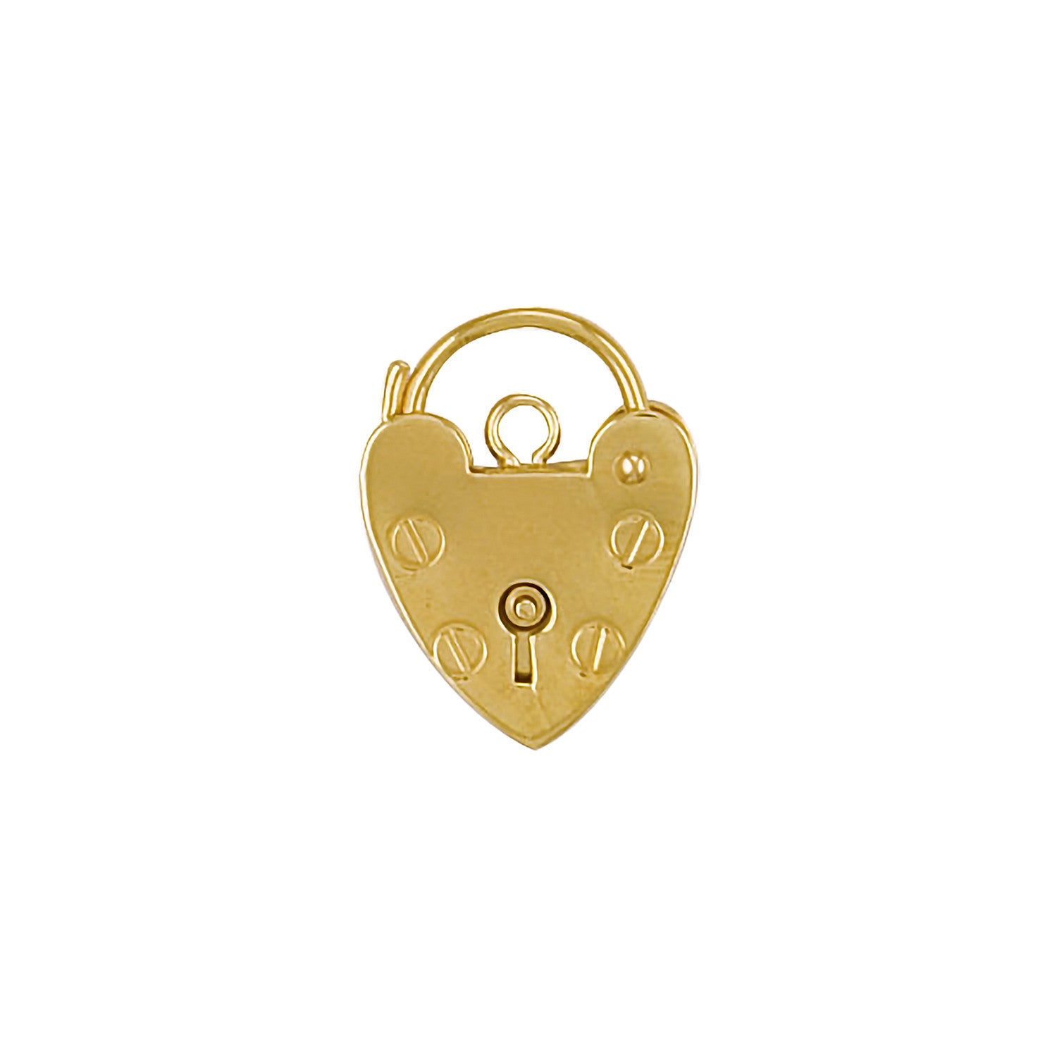 9ct Yellow Gold 11mm Padlock