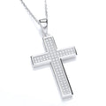Micro Pave' Cross with Chain