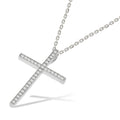 Micro Pave Cubic Zirconia Cross with Chain