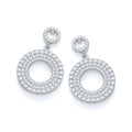 Micro Pave' Fancy Drop Earring