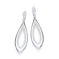 Fancy Pear Cubic Zirconia Drop