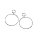 Circle of Life 34.5mm Cubic Zirconias Drop Earrings