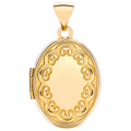 9ct Yellow Gold Oval Shaped Locket