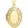 9ct Yellow Gold Oval Shaped Locket