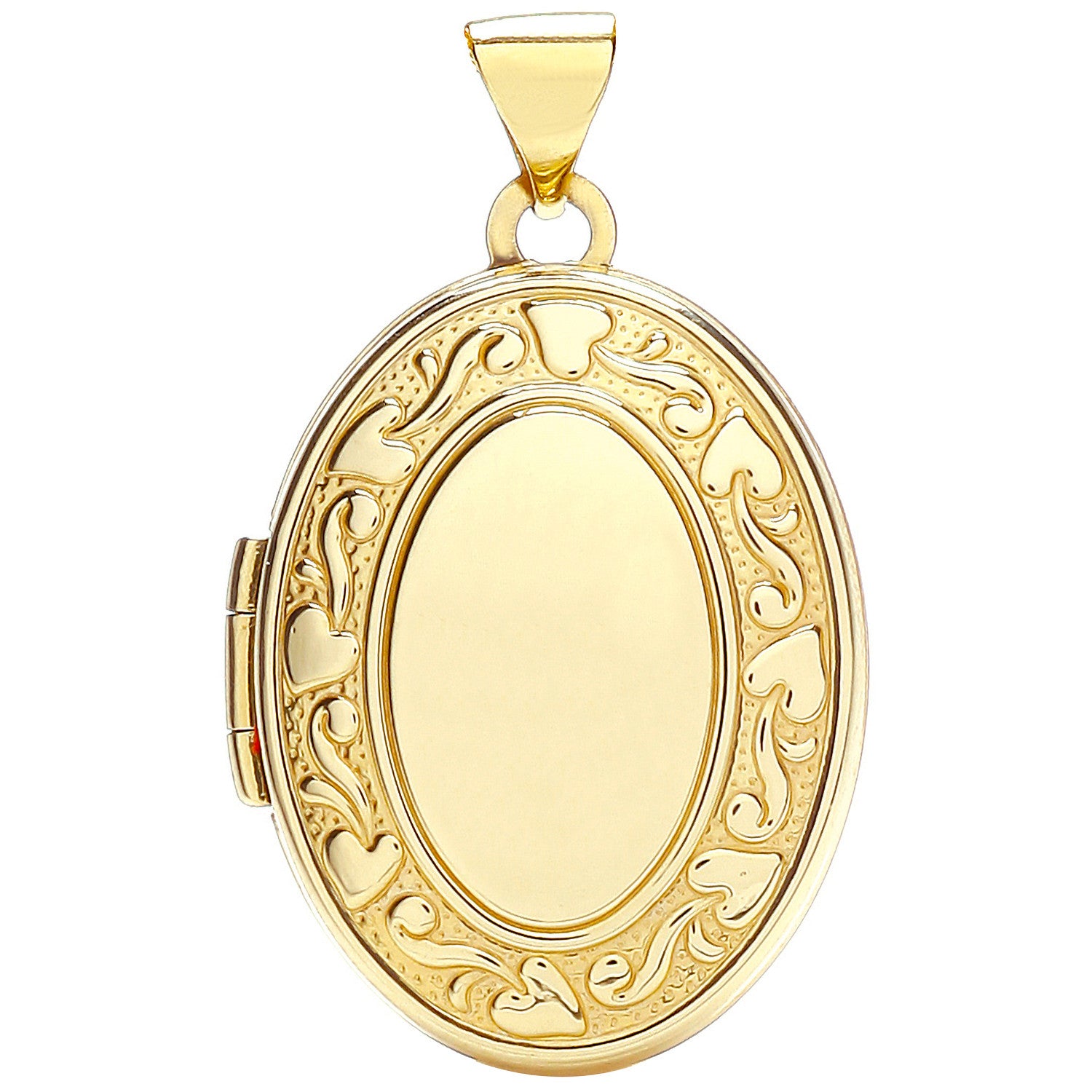 9ct Yellow Gold Oval Shaped Locket