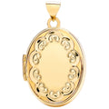 9ct Yellow Gold Oval Shaped Locket