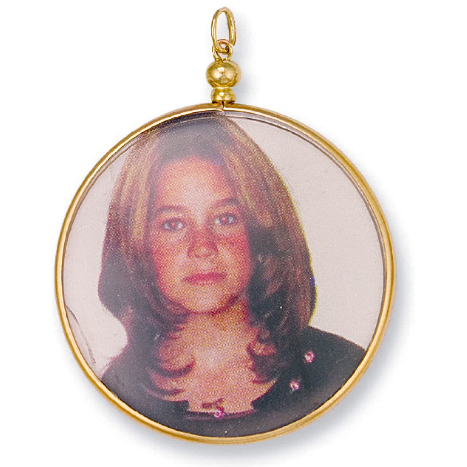 9ct Yellow Gold Large Picture Frame Pendant