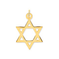 9ct Yellow Gold Star of David Pendant