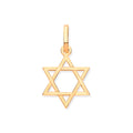 9ct Yellow Gold Star of David Pendant