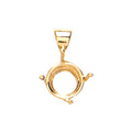 18ct Yellow Gold Pendant Mount 1.00-1.50ct
