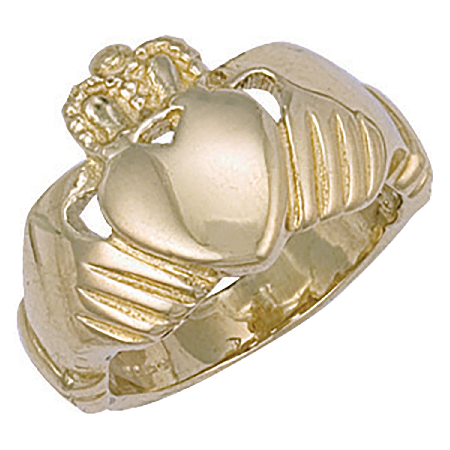 9ct Yellow Gold Claddagh Ring