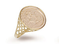 9ct Yellow Gold (Tenth) Coin Ring