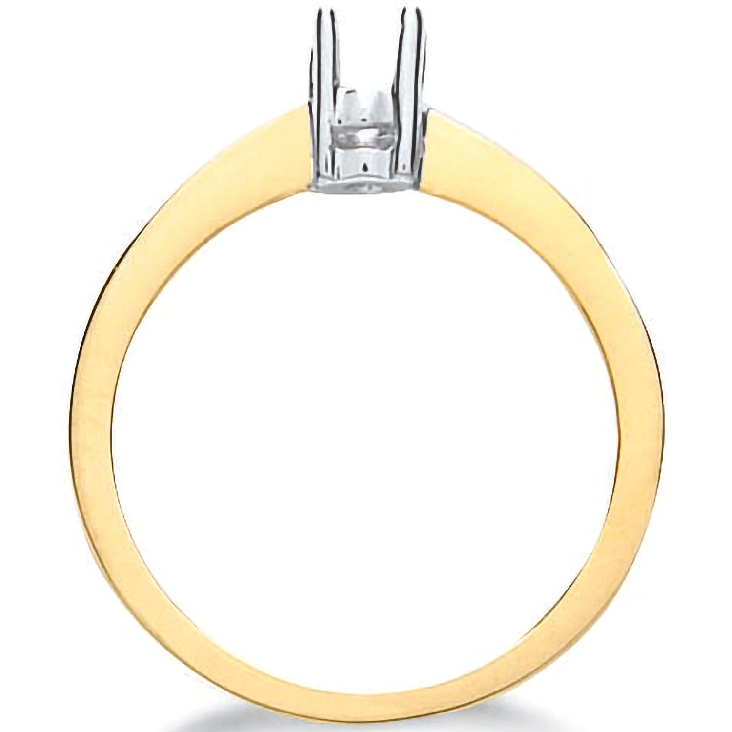 18ct Yellow Gold Ring Mount 0.20-0.25ct