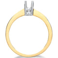 9ct Yellow Gold Ring Mount 0.10-0.15ct
