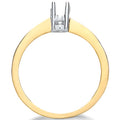 9ct Yellow Gold Ring Mount 0.20-0.25ct