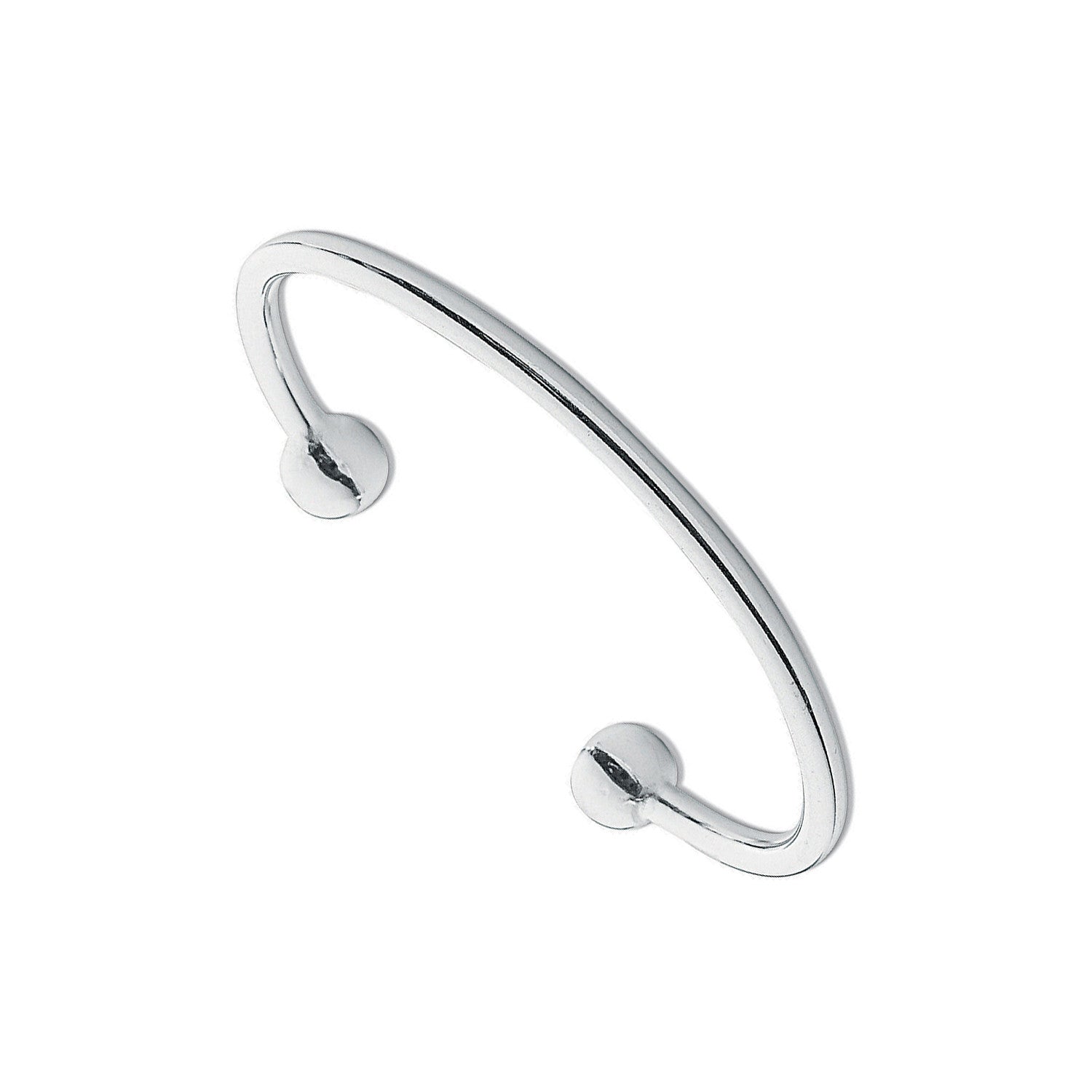 Sterling Silver Baby Torque Bangle
