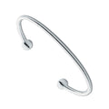 Sterling Silver Maiden Torque Bangle