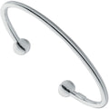 Sterling Silver 3mm Torgue Ladies Bangle