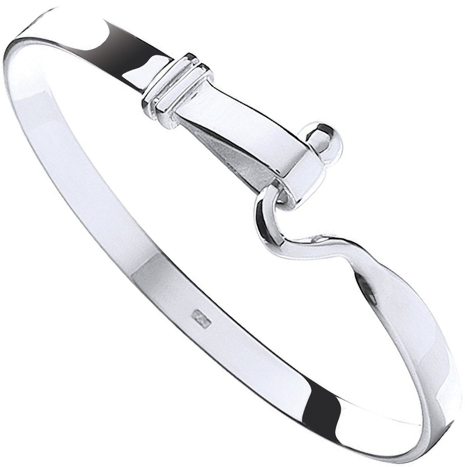 Sterling Silver Baby Hook Bangle