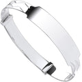 Sterling Silver Baby Expandable ID Bangle
