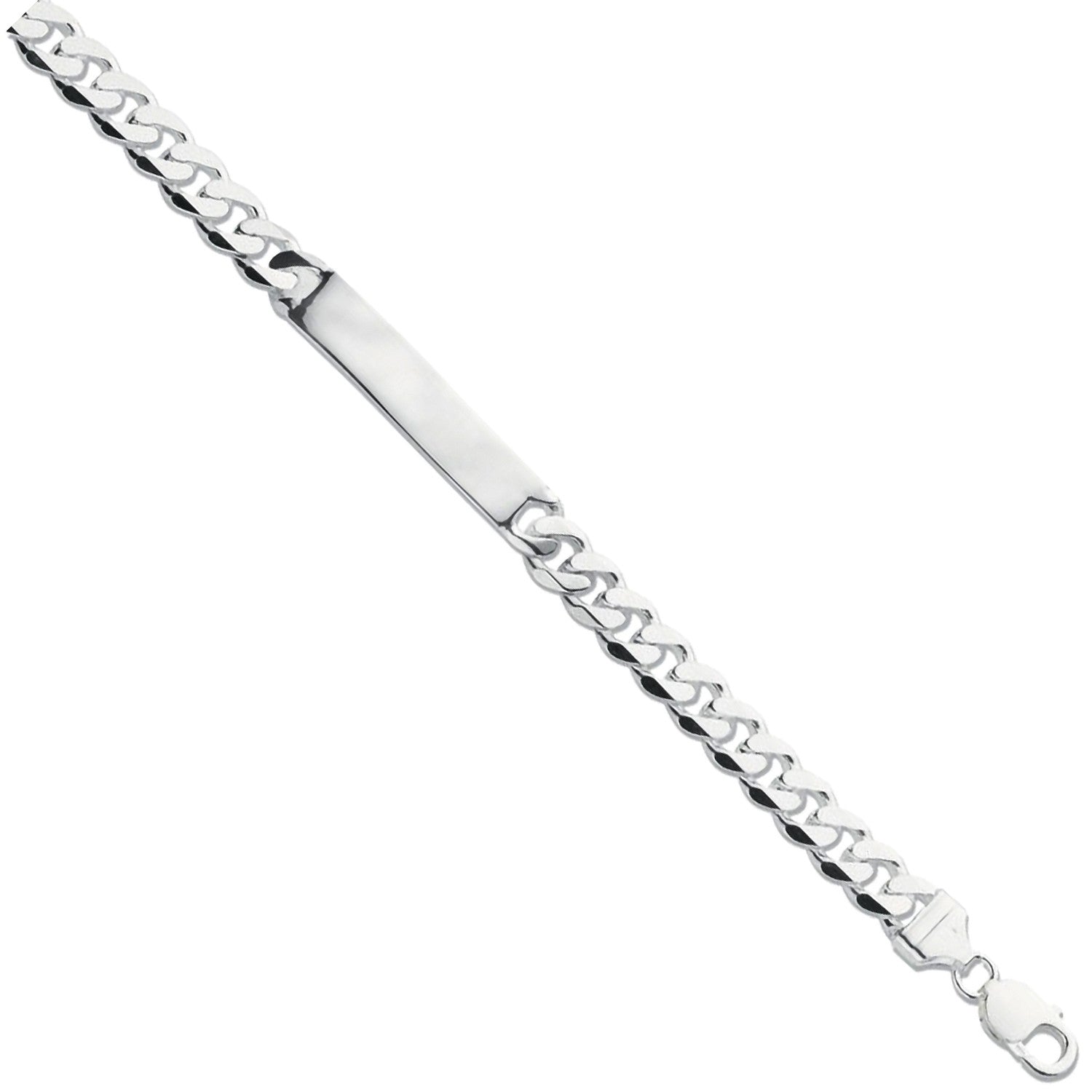Sterling Silver ID Gents 8" Bracelet