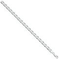 Sterling Silver 8mm Anchor Gents 8" Bracelet