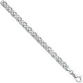 Sterling Silver 9.2mm Byzantine Gents 8" Bracelet
