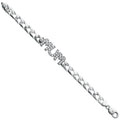 Sterling Silver Mum Bracelet