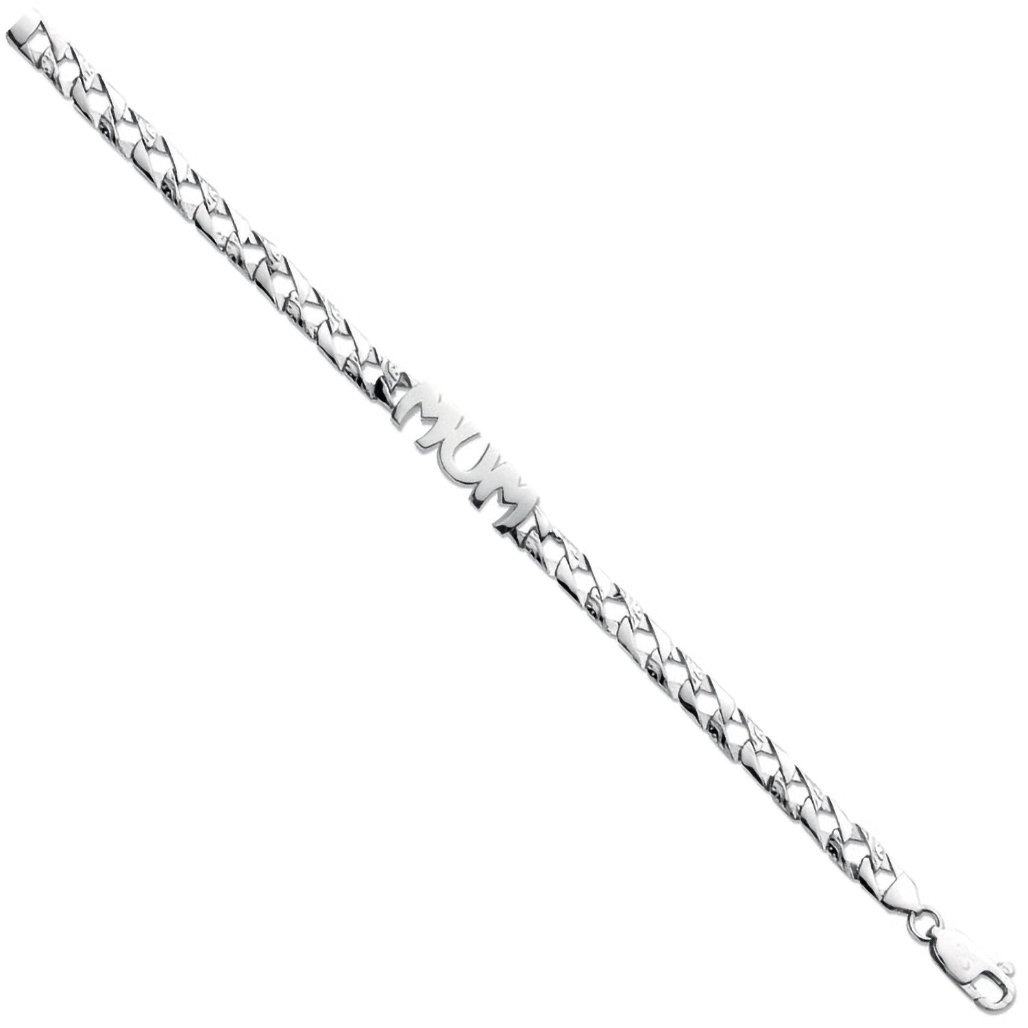 Sterling Silver Mum Bracelet