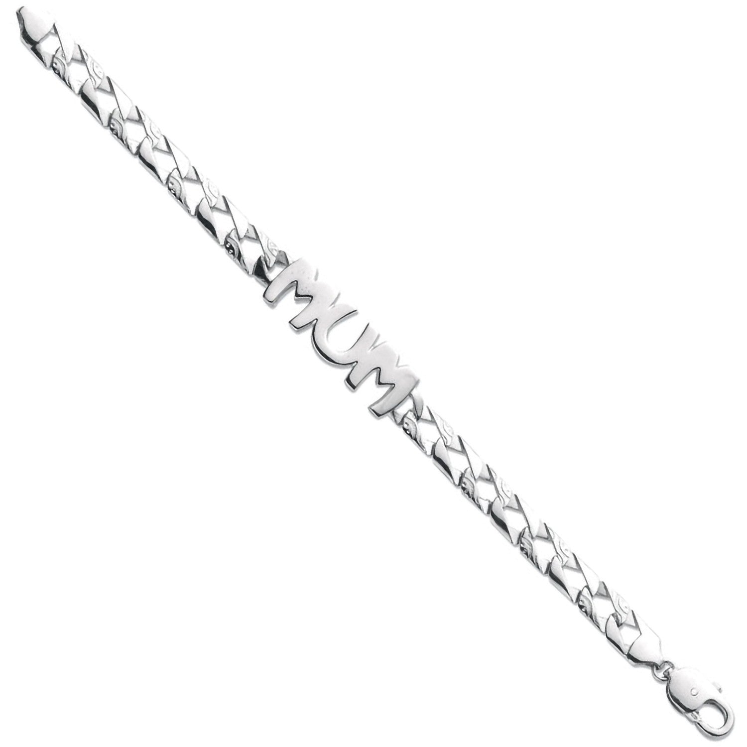 Sterling Silver Mum Bracelet
