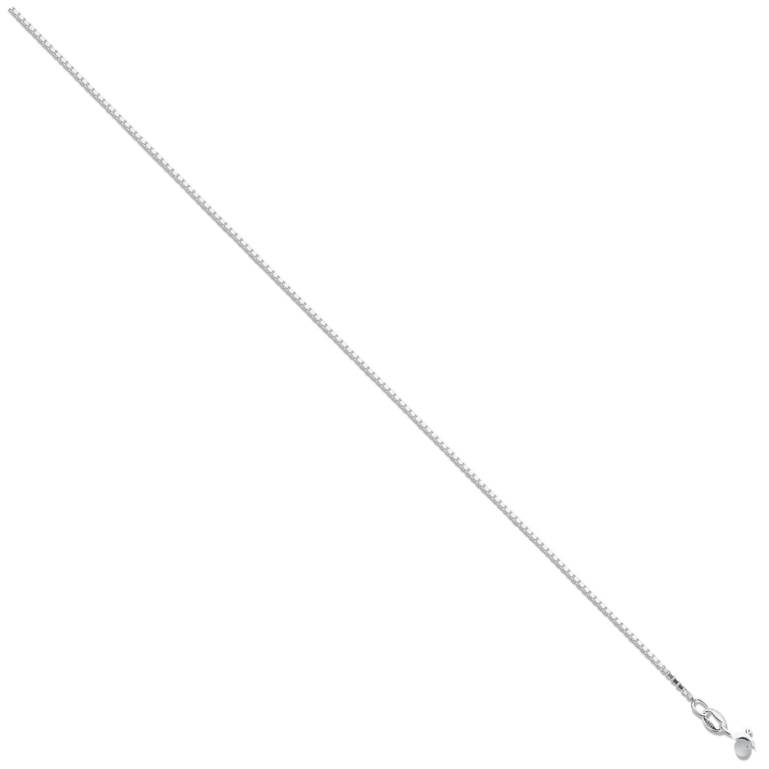 Sterling Silver 1.1mm Box Chain