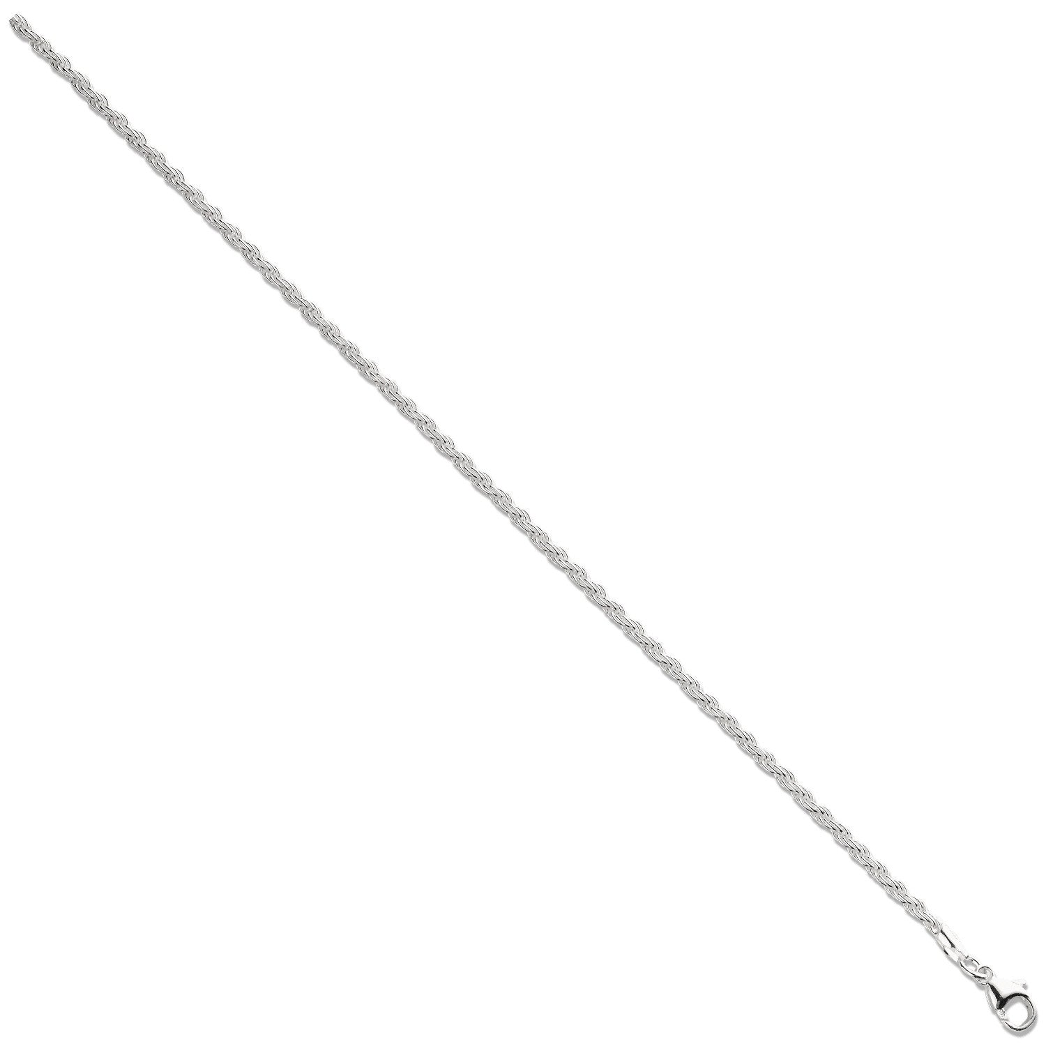 Sterling Silver 2.5mm Rope Chain