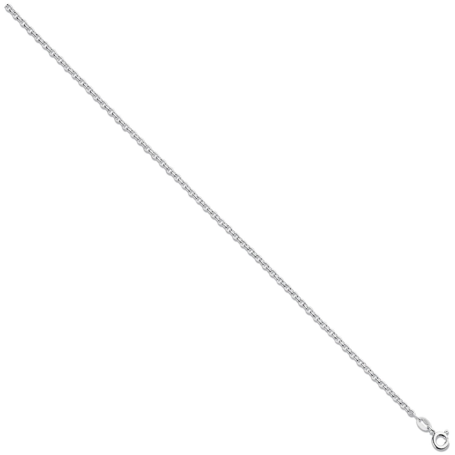 Sterling Silver 2.4mm Round Belcher Chain