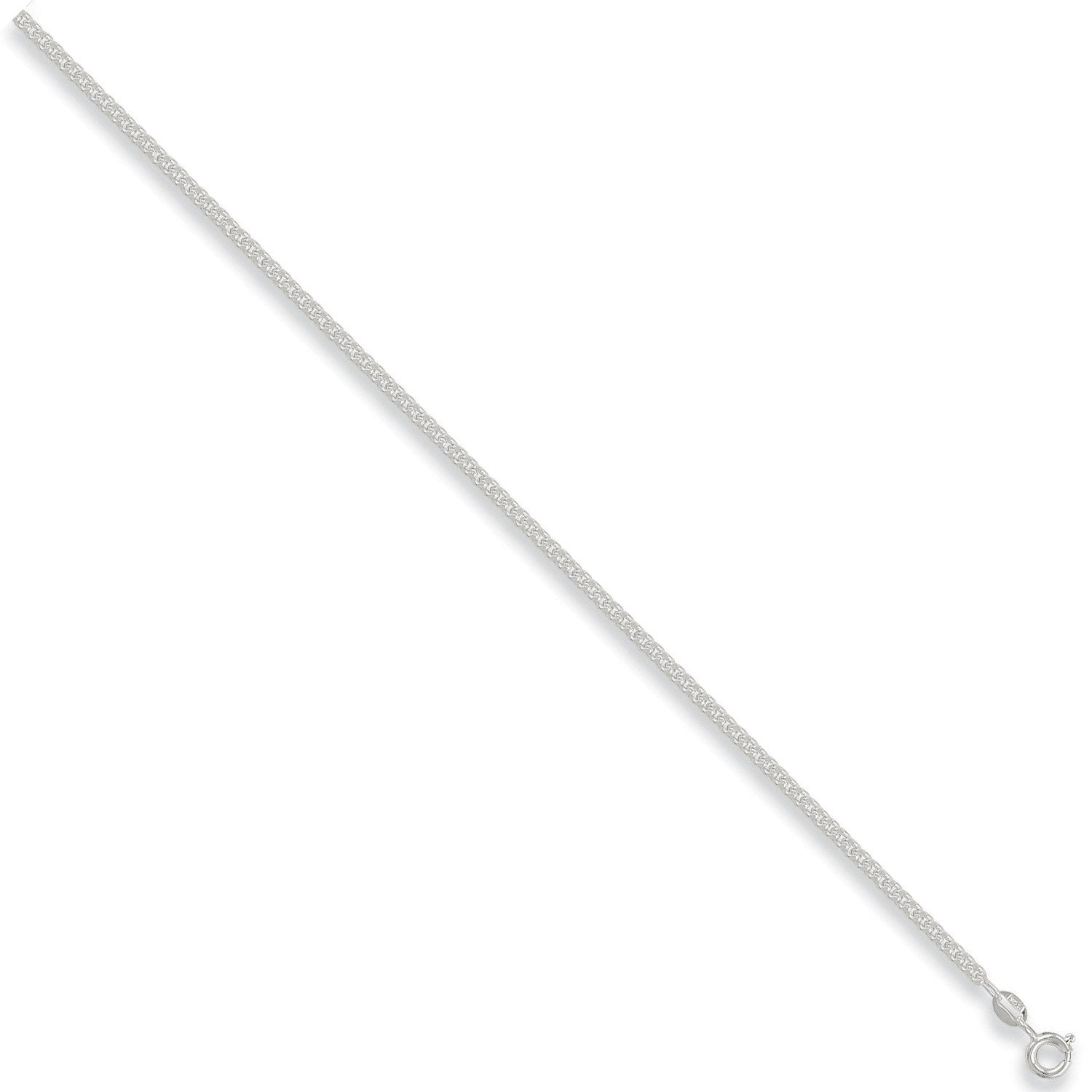 Sterling Silver 2.4mm Traditional Classic Curb Chain