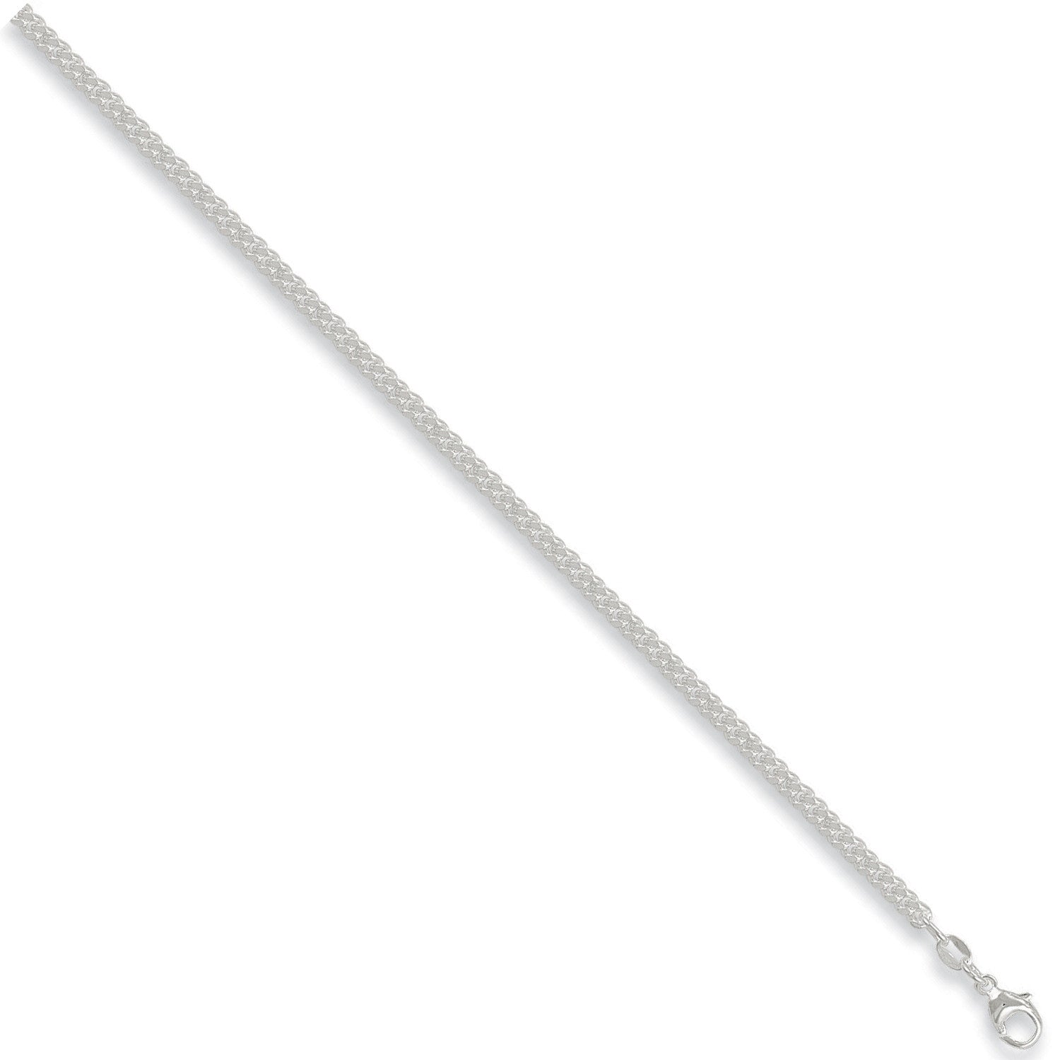 Sterling Silver 3.7mm Traditional Classic Curb Chain